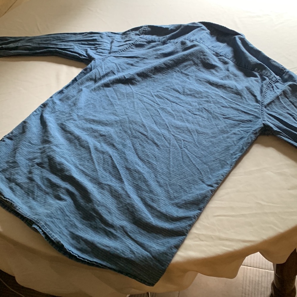 Blue Button Up - Picture 15 of 17